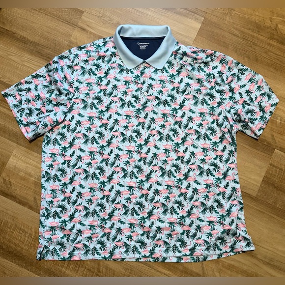 Amazon Essentials Other - Amazon Essentials Tropical Print Polo